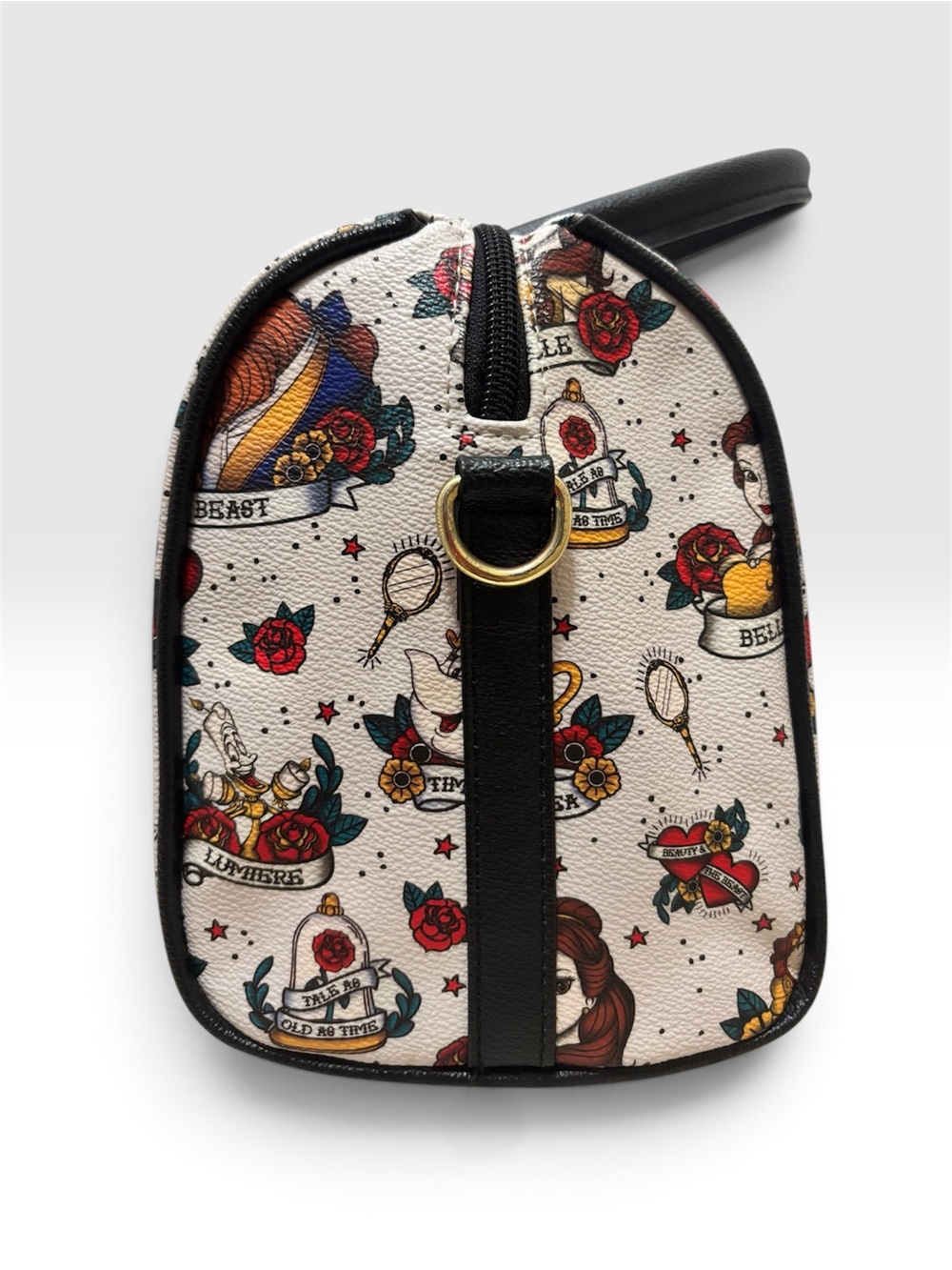 Rare Loungefly Disney Beauty & the Beast Tattoo Collection Satchel - Picture 5 of 7